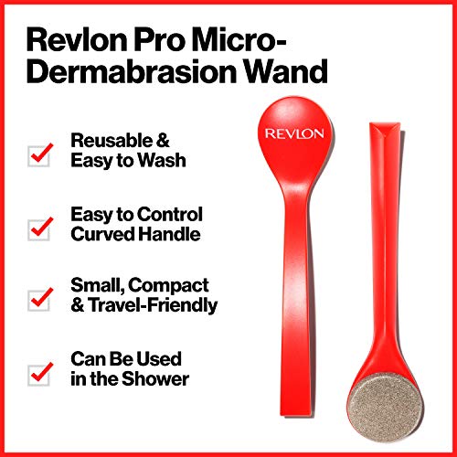 Buy now Revlon Microdermabrasion Wand, Gently Exfoliate Skin with Real Diamond Grit, 1 Count at indiglob india