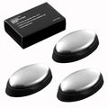 Buy now BIUWING Stainless Steel Soap, 3 pcs Stainless Steel Bar Soap, Metal Soap, Odor Removing Soap Bar with Soap Dish, Remove Odor of Onion, Garlic and Fish etc Default at indiglob india