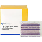 Buy now First Aid Only 1-750 Heavy Woven Fabric Adhesive Bandages, 2" x 3" Extra Large, 50 Count at indiglob india