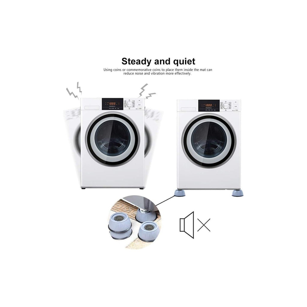 Buy now MWELLEWM Anti Vibration Pads for Washing Machine Shock and Noise Reducing Washing Machine Support Anti Slip Vibration Rubber Washing Machine Feet Dryer Washer Vibration Stabilizer(1.7D x 0.16 H) at indiglob india