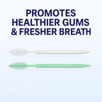 Buy now TOPMED ETS Oral Care Dental Brush Teeth Pick Plastic Teeth Floss Toothpick, Interdental Brush (300 Count 1 Box) at indiglob india