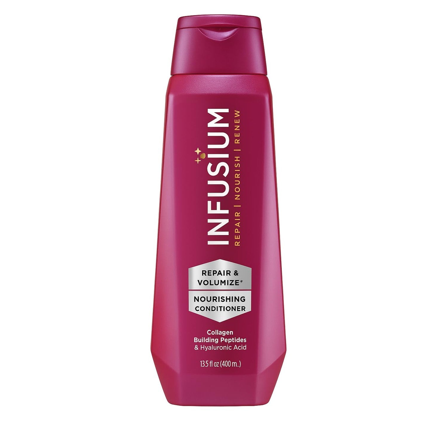Buy now Infusium Repair and Volumize Conditioner - Hair Conditioner with Collagen and Hyaluronic Acid - Plumps Hair, Reduces Brittleness and Frizz - 13.5 oz at indiglob india