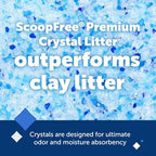 Buy now PetSafe ScoopFree Premium Natural Cat Litter - Eco-Friendly Long-Lasting Litter - High Absorbency & Low-Tracking Design - Non-Clumping Pebbles - 4.2 lb Bag - 2 Pack at indiglob india