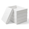Vantist 4 Pack Medium 14" White Gift Boxes With Lids for Clothes Presents