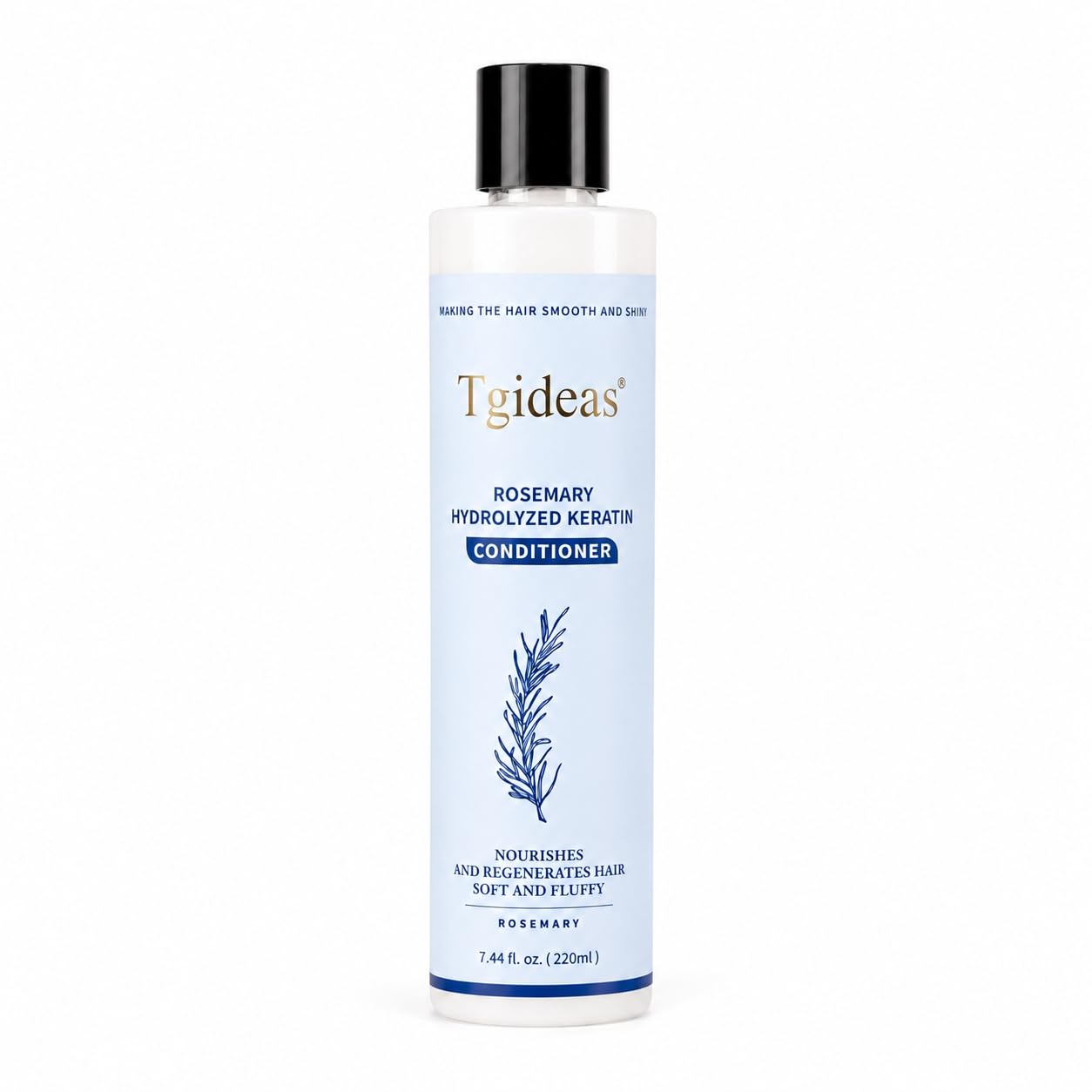 Rosemary Biotin Volumizing Shampoo for Thinning Hair, 7.4 Fl Oz | Keratin Strengthening, Helps Boost Volume, Reduce Breakage, Nourishes Scalp, Color-Treated Hair Safe Vegan, Gentle Daily Care
