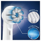 Buy now Braun Oral-B 4210201320180 Sensitive Clean Toothbrush Heads for Our Gentle Cleaning, in Letterbox Packaging Pack of 8 at indiglob india