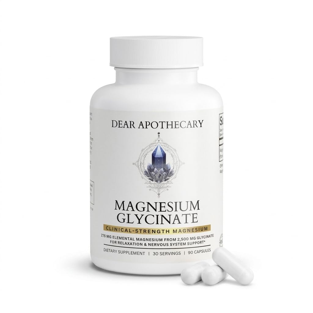 Magnesium Glycinate 275mg - High Absorption Chelated Magnesium Supplement - Magnesium Bisglycinate - Essential Mineral - Vegan Non-GMO Gluten-Free - 90 Capsules