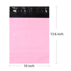 10 x 13.6inch Pink Poly Mailer Bags with Self Adhesive Strip,30 Pcs
