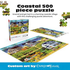 Buy now Buffalo Games - Charles Wysocki Gulls Nest 500 Piece Jigsaw for Adults at indiglob india