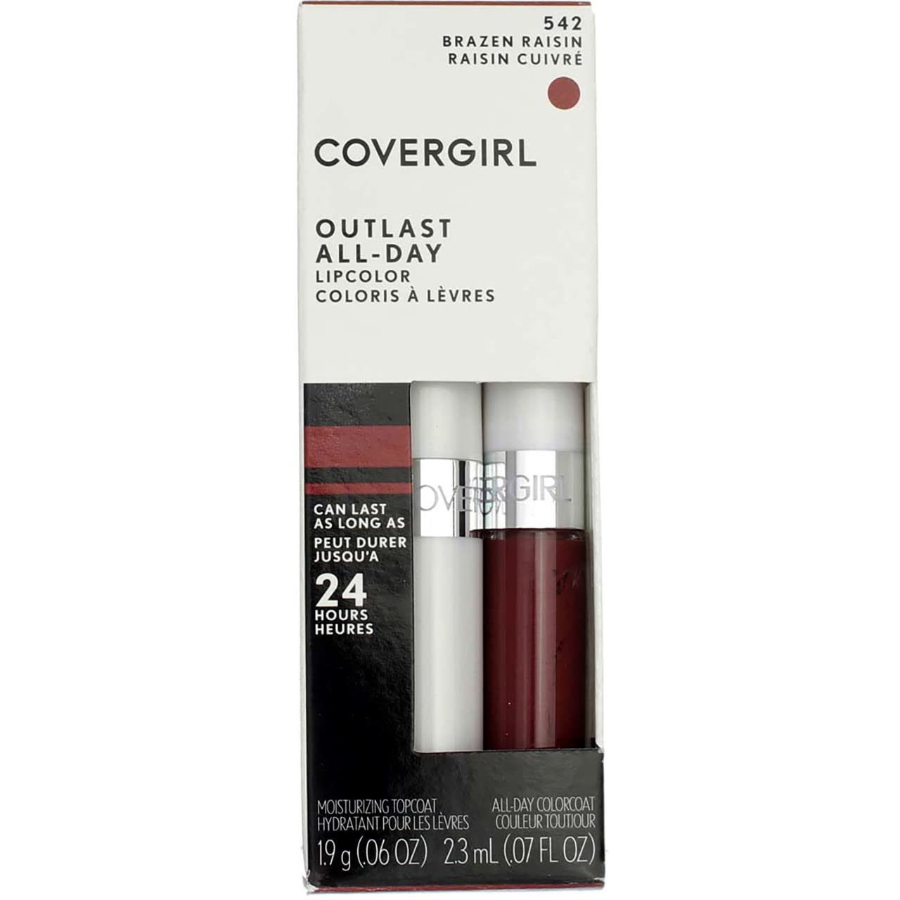 Buy now COVERGIRL Outlast All-Day Lip Color With Topcoat, Red Hot at indiglob india