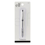 e.l.f. Slant Tweezer, Professional Quality Stainless Steel, Provides a Strong Grip, Removes Hairs Accurately, Shapes, Defines, Easy To Use, Ergonomically-Designed