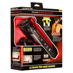 Buy now MANGROOMER - ULTIMATE PRO Back Shaver with 2 Shock Absorber Flex Heads, Power Hinge, Extreme Reach Handle and Power Burst at indiglob india