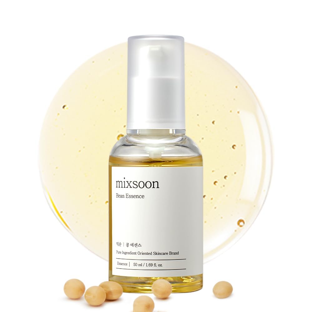 Bean Essence - Gentle Liquid Exfoliant for Glass Skin & Pore Care, 0.68floz | 2-in-1 Gentle Liquid Exfoliant & Hydrating Serum for Glass Skin & Pore Care, Korean Skincare, 20ml