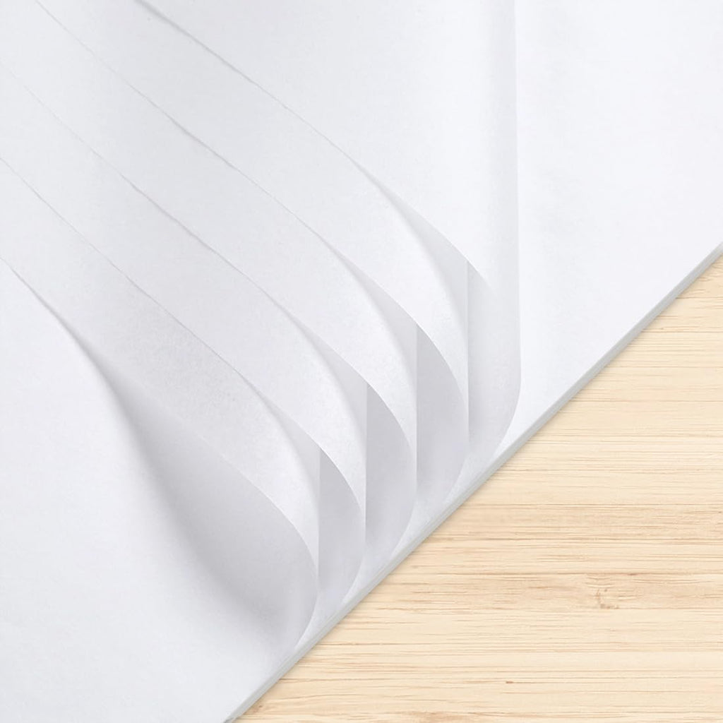 130 Sheets 20"x14" White Tissue Paper for Gift Bags Christmas Weddings Birthday Arts Craft Party Decoration