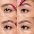 Buy now NYX PROFESSIONAL MAKEUP The Brow Glue Crazy Lift, Brow Lamination Gel with 16HR Strong Hold & Built-In Styling Comb - Clear Eyebrow Gel at indiglob india
