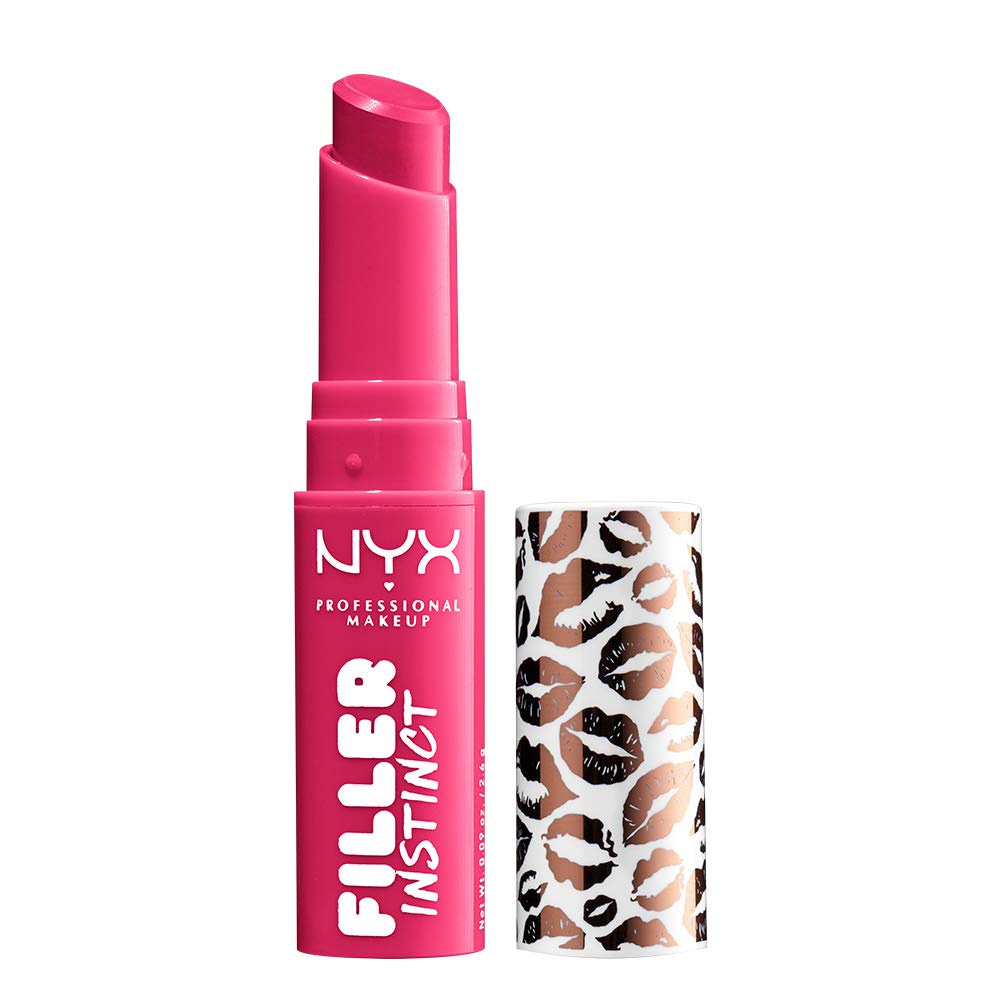 Buy now NYX PROFESSIONAL MAKEUP Filler Instinct Plumping Lip Color, Lip Balm - Juicy Pout (Cherry Red) 0.09 Ounce (Pack of 1) Juicy Pout at indiglob india