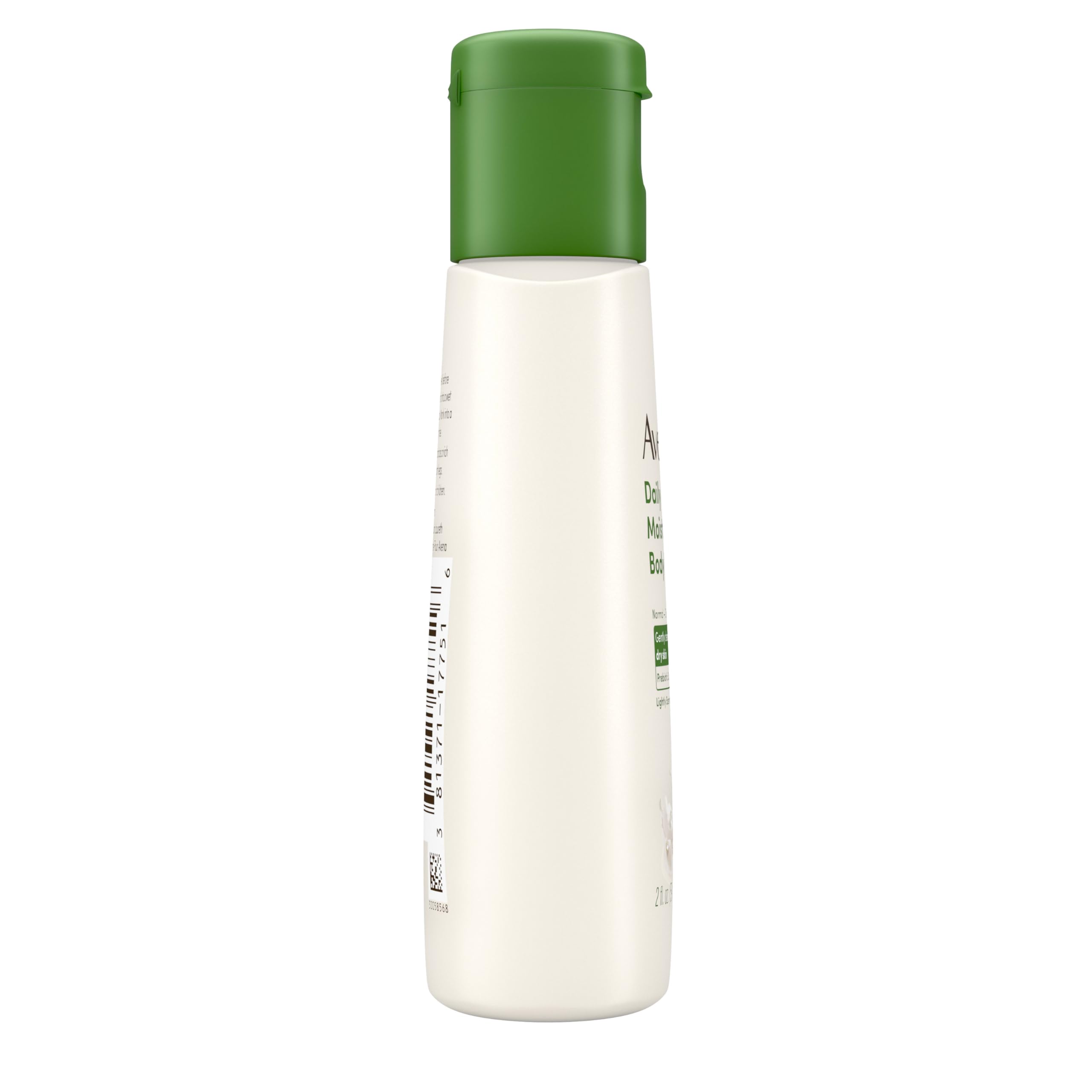 Aveeno Daily Moisturizing Body Wash, Lightly Scented, 2 fl. oz | For Sensitive, Dry Skin, Prebiotic Oat, Gently Cleanses & Nourishes, Travel-sized