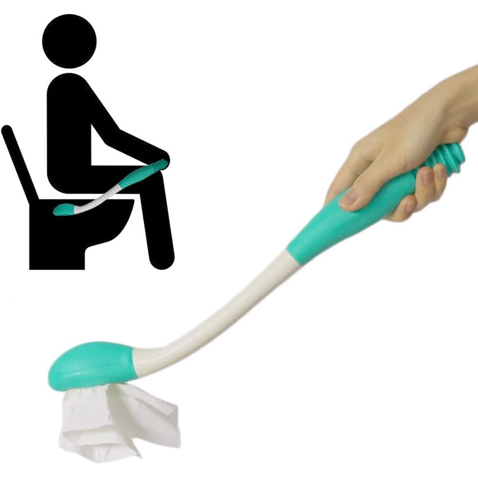 Buy now Toilet Aid Wiper Self Assist Bathroom Bottom Butt Wipe Helper Wand Long Reach Comfort Wipe Tool Paper Tissue for Pregnant After Surgery Seniors Arm Handicap Bariatric Default at indiglob india