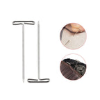 100 Pack T-Pins 1.5 Inch, Wig Pins for Foam Head, Sewing Pins for Blocking Knitting, Crocheting & Quilting, T Pins for Office Wall & Crafts, 38mm
