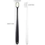 Buy now 4 Pieces Extra Soft Toothbrushes for Sensitive Gums with 20000 Micro Nano Bristle for Adult Pregnant Gum Recession Elderly Braces, Protect Fragile Gums(Black, White) at indiglob india