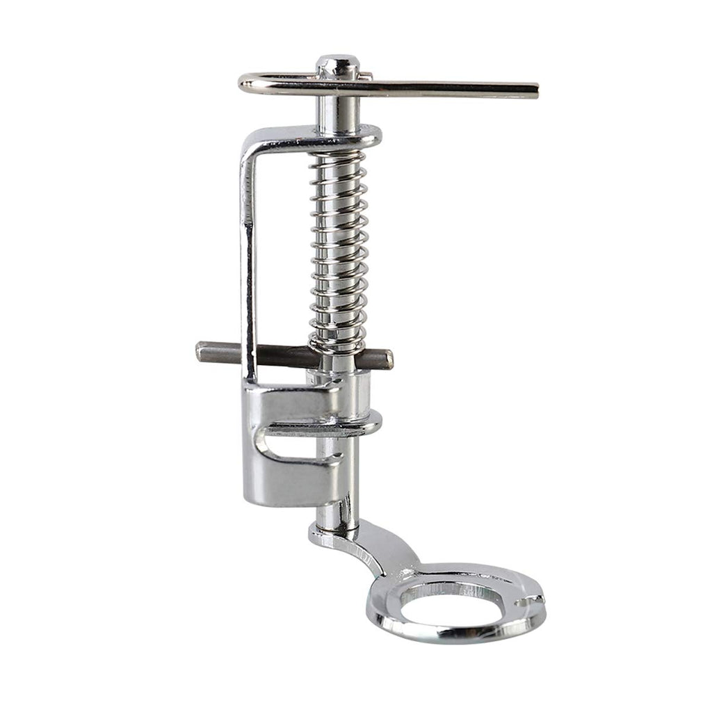 Large Metal Free Motion Quilting Darning Sewing Machine Presser Foot - Fits All Low Shank Singer, Brother, Babylock, Euro-Pro, Janome, Kenmore, White, Juki, New Home, Simplicity, Elna and More