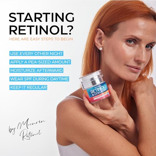 Buy now Retinol Cream for Face with Hyaluronic Acid, Day-Night Anti-Aging Moisturizer for Women, Men, Collagen Cream for Face Reduces Wrinkles, Dryness, 1.85 Oz at indiglob india