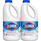 Buy now Clorox Splashless Disinfecting Bleach Cleaner, 2 Pack Regular Concentrated Liquid Bleach, Removes Mold, Mildew and Stains, Whitens, for Multi Purpose Cleaning and Laundry, 40 oz Bottles at indiglob india