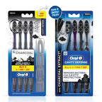 Buy now Oral B Cavity Defense 123 Black Toothbrush â€¹Â¨Â« Medium (Pack of 4) at indiglob india