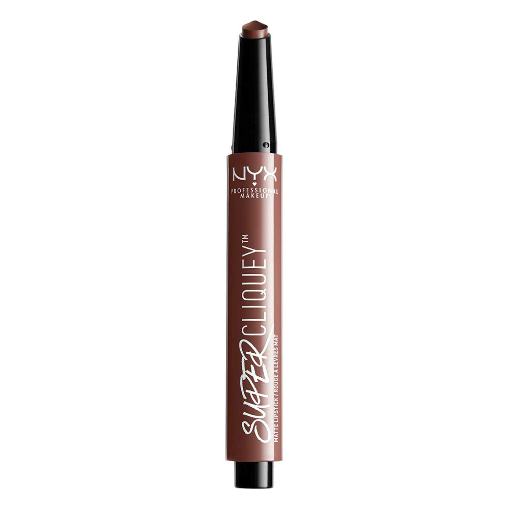 Buy now NYX PROFESSIONAL MAKEUP Super Cliquey Matte Lipstick, Dangerous, 0.05 Ounce 0.05 Ounce (Pack of 1) Conform at indiglob india