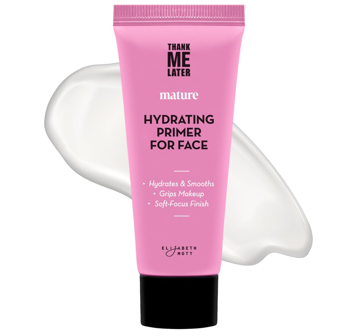 Buy now Elizabeth Mott Thank Me Later Radiant Face Primer - Illuminating & Hydrating Makeup Base with Niacinamide for Dewy Skin - Long-Lasting, Oil-Free Formula, Lightweight & Cruelty-Free, 30g 05 - Hydrating Face Primer 1.05 Ounce (Pack of 1) at indiglob india
