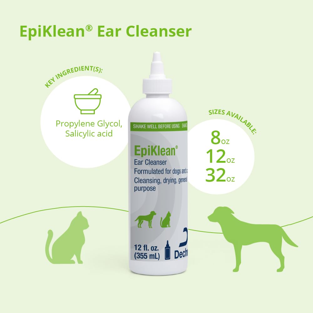 EpiKlean® Ear Cleanser for Dogs and Cats, 12 Fl Oz