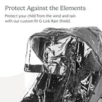 Buy now UPPAbaby G-Link and G-Link V2 Rain Shield Waterproof and Windproof Coverage Ventilated Design Quick Attachment Easy Access to Child at indiglob india