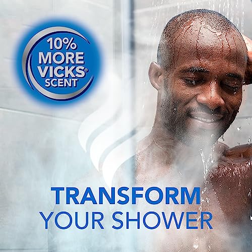 Buy now Vicks, VapoShower Plus, Shower Steamers, Eucalyptus Shower Steamer & Menthol Scent, Clean Dissolving Vapor Shower Tablets, Aromatherapy Shower Steamer & Shower Bombs, 12 count at indiglob india