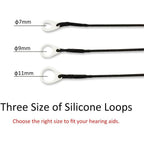 Buy now Hearing Aids Clip for RIC - Portable Hang Rope Anti-lost Fixation Cord Lanyard Clip Protection For Seniors (7mm) at indiglob india
