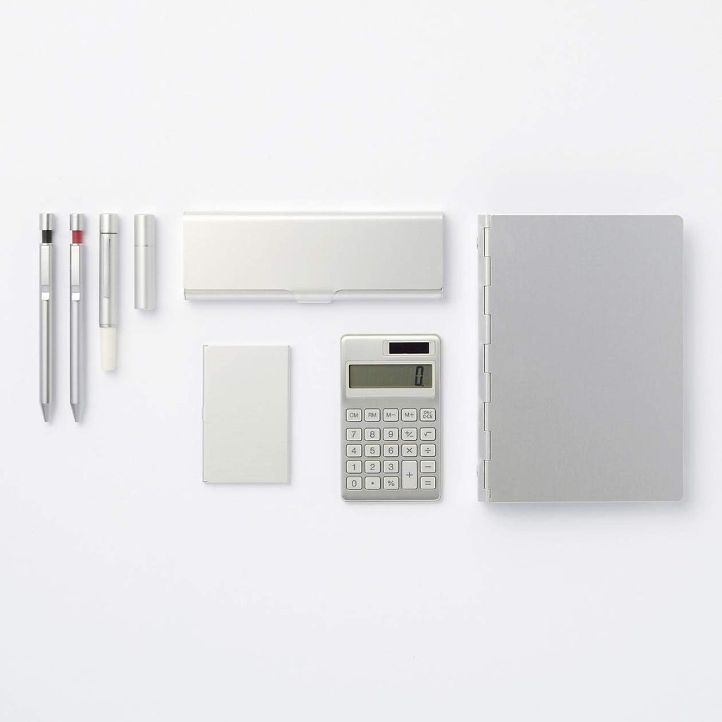 Buy now MUJI Aluminum Pen Case Box at indiglob india