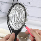Buy now BESTOOL Hair Brush, Paddle Detangler Brush with Metal Bristles for Women/Men/Kids Detangling & Massaging, Anti Static, Best for All Hair Types Wet & Dry DailyUse at indiglob india