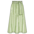 Buy now Simplicity US8605A Easy to Sew Women's Skirts and Loose Fitting Pants Sewing Patterns, Sizes 6-24 at indiglob india