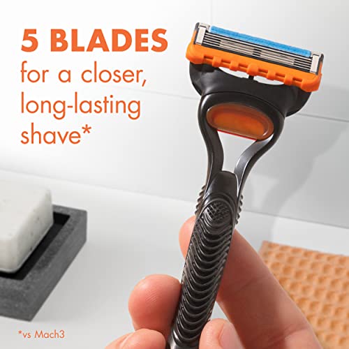 Buy now Gillette Fusion5 Razor Refills for Men, 4 Razor Blade Refills at indiglob india