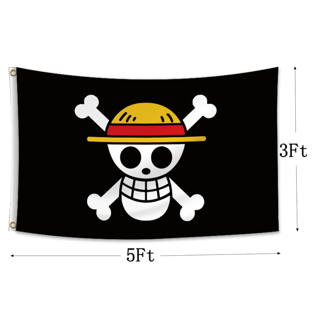 Anime Flag Funny Tapestry Wall Banner Size 36x60Inch for Indoor Outdoor Decor