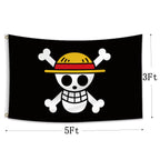 Anime Flag Funny Tapestry Wall Banner Size 36x60Inch for Indoor Outdoor Decor