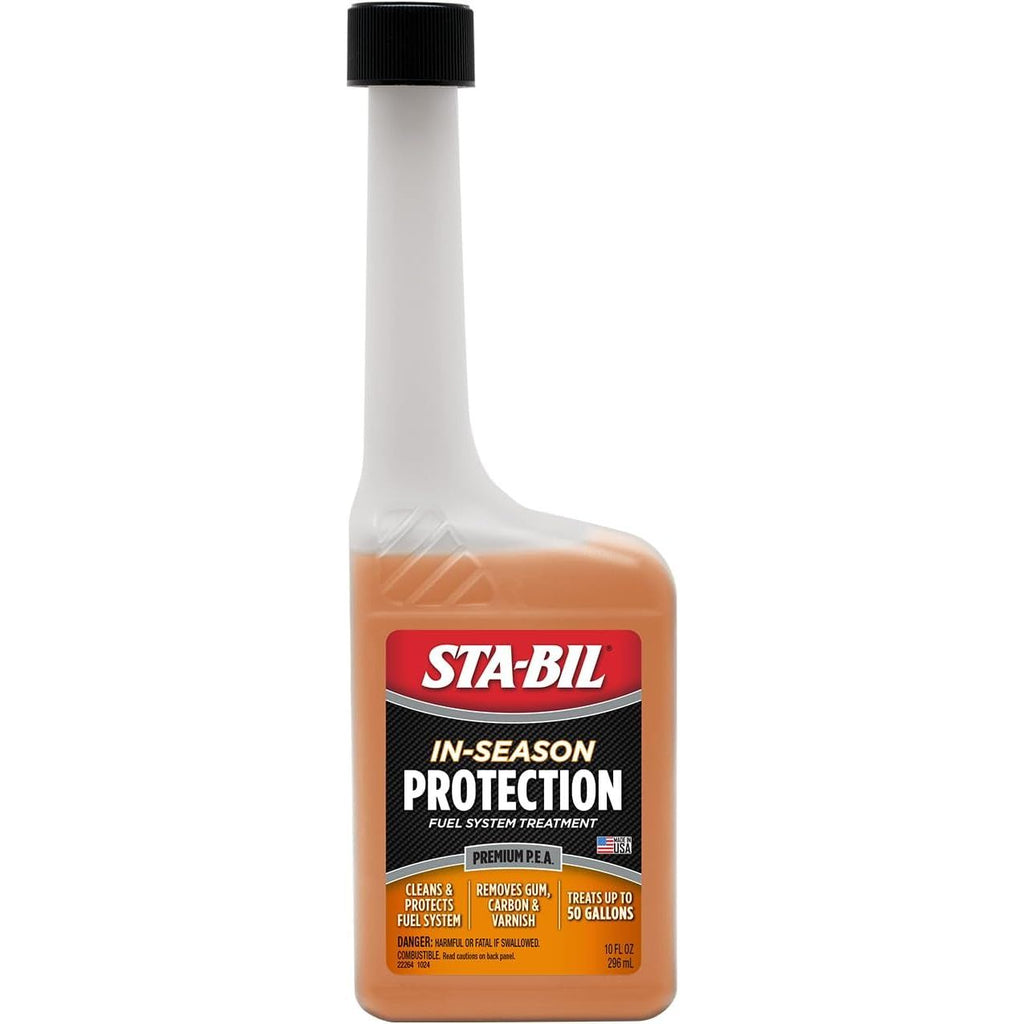Buy now STA-BIL In-Season Protection Fuel System Treatment | Full Protection Fuel System Cleaner, Injector Cleaner, Increases MPG, Prevents Corrosion, 10 Fl. Oz. 10 fl oz at indiglob india