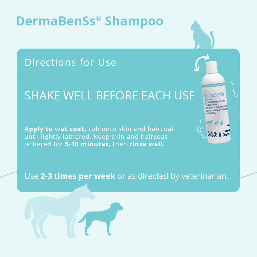 Shampoo for Dogs, Cats and Horses, 12 Fl Oz