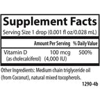 Buy now Carlson Super Daily D3 4,000 IU (100 mcg), Heart & Immune Health, Teeth & Bone Strength, Unflavored, 365 Drops at indiglob india