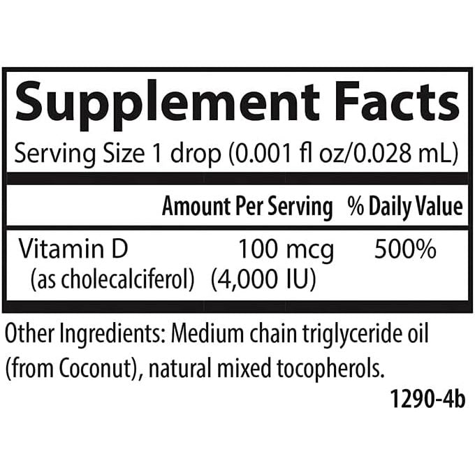 Buy now Carlson Super Daily D3 4,000 IU (100 mcg), Heart & Immune Health, Teeth & Bone Strength, Unflavored, 365 Drops at indiglob india