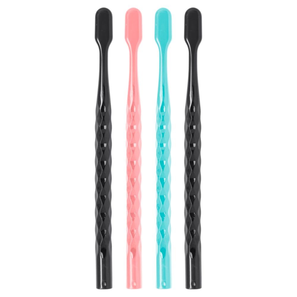 Buy now Oral-B 3D White Brilliance toothbrushes, 4 Count Toothbrush Extra Soft, Tough on Plaque, Gentle on Gums, whitening Tooth Brush at indiglob india