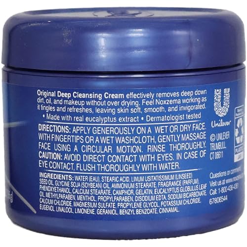 Buy now Noxzema Classic Clean Cleanser, Original Deep Cleansing, 2 oz at indiglob india