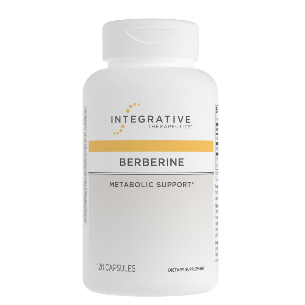 Integrative Therapeutics® Berberine - 1000–1500 mg Daily - Berberine HCL Supplement for Metabolic Support* - Gluten-Free & Vegan Supplements for Men & Women - 60 Capsules