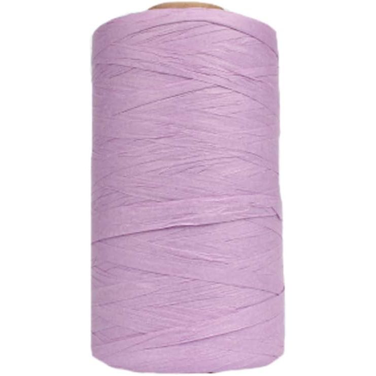 Buy now 316Yard Rayon Raffia Paper Crochet Brown Ribbon for Knit Summer Sun Hat, Beach Bag, Craft DIY Decoration Lilac at indiglob india