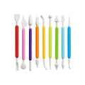 LINPHCEY Air Dry Clay Tools for Kids Ages 8+ Pottery Clay Tool Kit Plastic Clay Sculpting Tools Set for DIY Project, Modeling Polymer Clay Toys – Safe & Easy Grip for Beginners & Craft Lovers