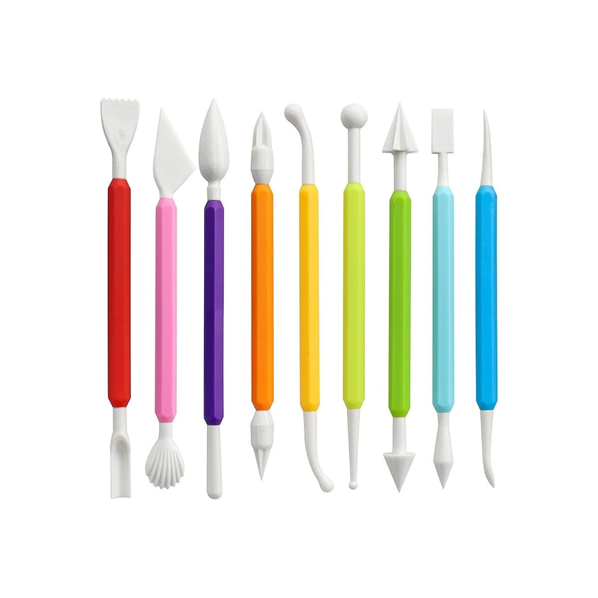 LINPHCEY Air Dry Clay Tools for Kids Ages 8+ Pottery Clay Tool Kit Plastic Clay Sculpting Tools Set for DIY Project, Modeling Polymer Clay Toys – Safe & Easy Grip for Beginners & Craft Lovers